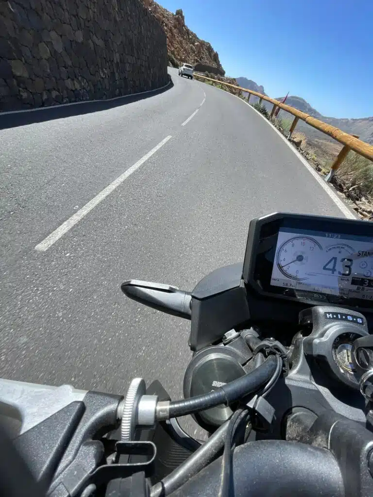 Honda CB750 Hornet Tenerife topview (1) (1) svg+xml;charset=utf